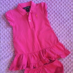 Ralph Lauren Pink Dress 24 months